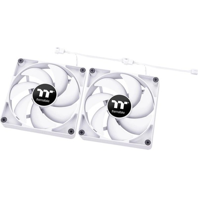Thermaltake CT120 PC Cooling Fan White (2-Fan Pack) CL-F151-PL12WT-A