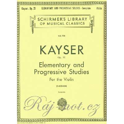 36 Elementary & Progressive Studies, Op. 20