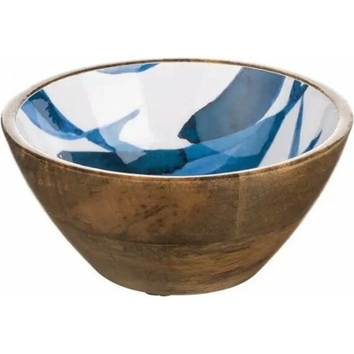 Shoeless Joe UK Dřevěná miska Ocean Fish Bowl blue 17 cm