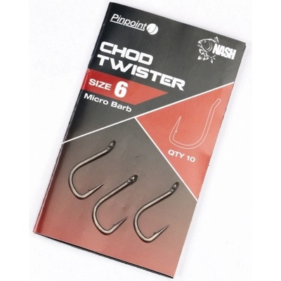 Kevin Nash Pinpoint Chod Twister Micro Barbed vel.4 10 ks