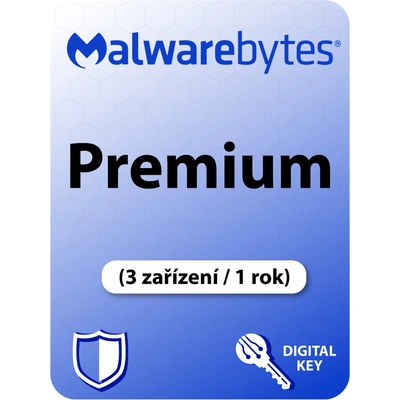 Malwarebytes Premium 3 lic. 1 rok (MAH12H3)