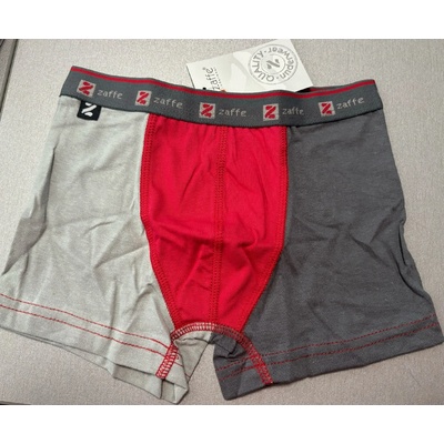 Zaffe chlapecké boxerky ZB-006-B šedo-červená – Hledejceny.cz