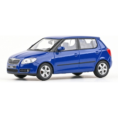 Škoda Fabia II HB (2006 - 1:43 - ABREX - modrá 1:43AB-008L