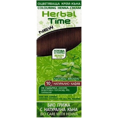 Herbal Time 10 přírodní bronz 75 ml henna na vlasy