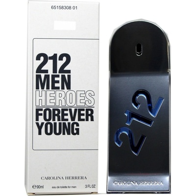 Carolina Herrera 212 Men Heroes Forever Young toaletná voda pánska 90 ml tester