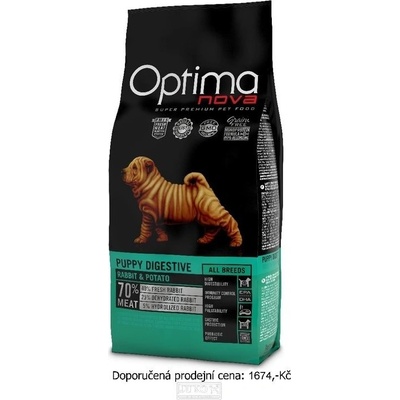 OPTIMAnova Puppy DIGESTIVE Grain Free Rabbit 12 kg