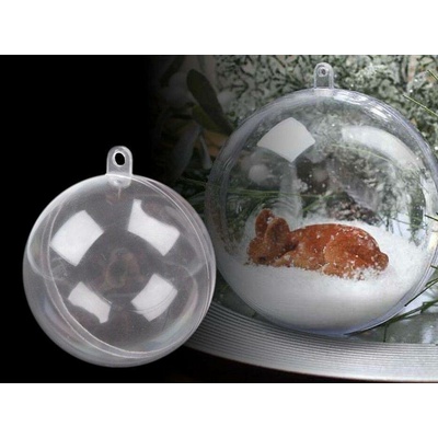 Plastová koule dvoudílná prům. 8 cm