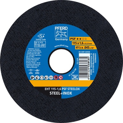 Pferd Rezný kotúč 115 x 1,6 x 22,23 mm 61730121