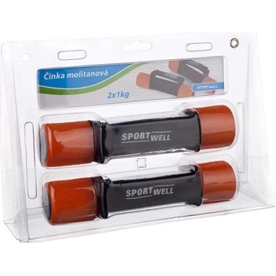 SportWell Molitanové činky 2 x 1 kg
