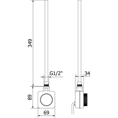Mexen Mars 700 mm x 500 mm W110-0700-500-6300-70