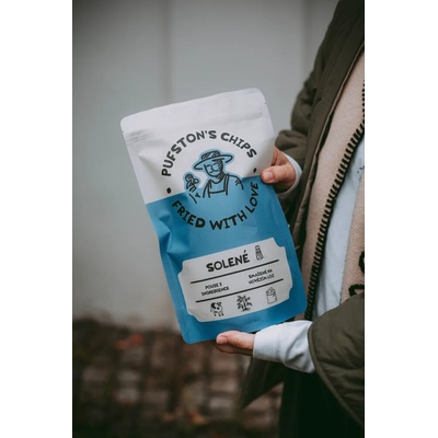 Pufston's chipsy na hovězím loji solené 80 g