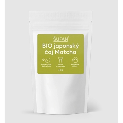 Šufan BIO Japonský čaj Matcha 30 g
