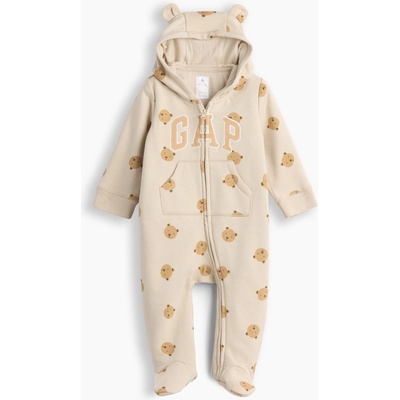 GAP Baby overal Brannan Bear s logom Béžová