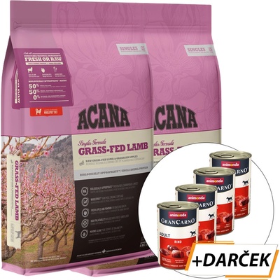 Acana Dog Grass-Fed Lamb 2 x 17 kg