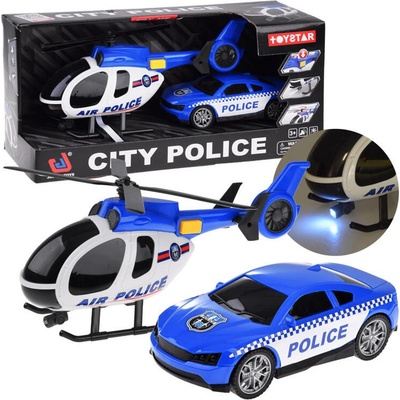 JOKO Policejní auto a vrtulník se zvuky