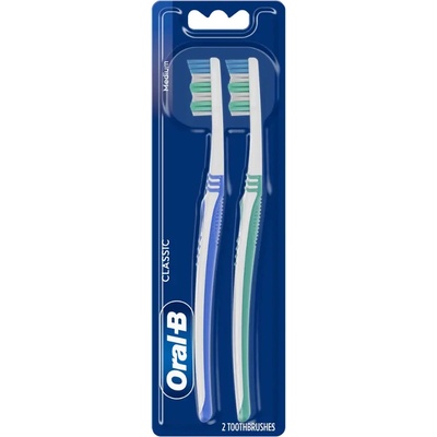 Oral-B Zubní kartáčky Classic Medium 2 ks