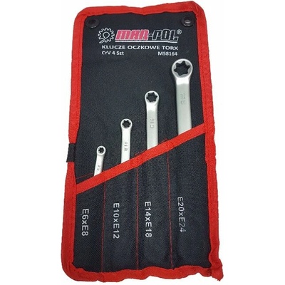 Mar-Pol Kľúče očko torxové nástenné 4ks 6 - 24mm M58164