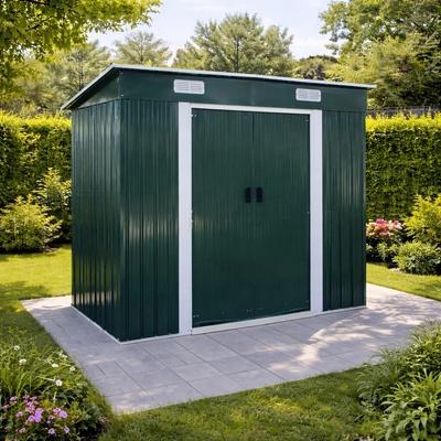 BestBerg BBSH-407GR 2,8 m² 130 x 213 x 191 cm zelená