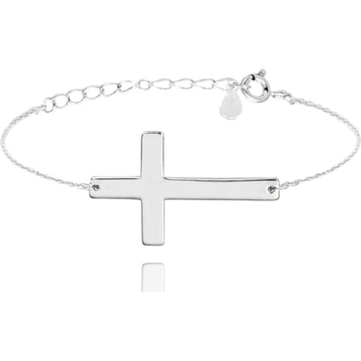Minet Stříbrný KŘÍŽ ležatý JMAS0125SB16