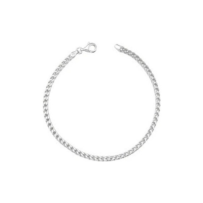 Basics Pánsky strieborný náramok Franco Chain B5680