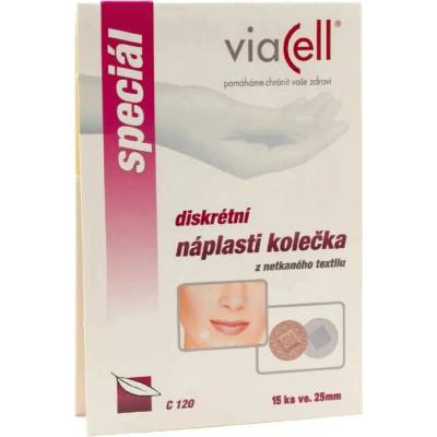 Viacell C120 náplasti kolečka 25 mm 25 ks