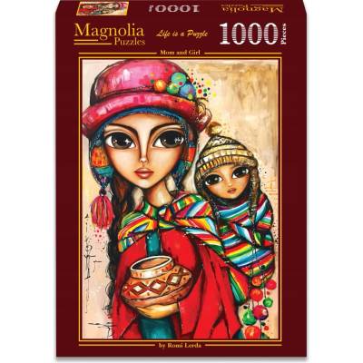 Magnolia Lerda Maminka a dívka 1000 dílků