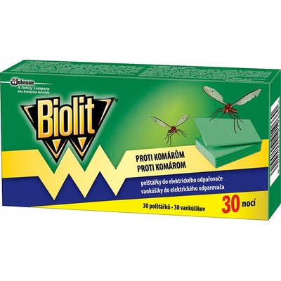 Biolit náhradní náplň polštářky proti komárům 30 ks