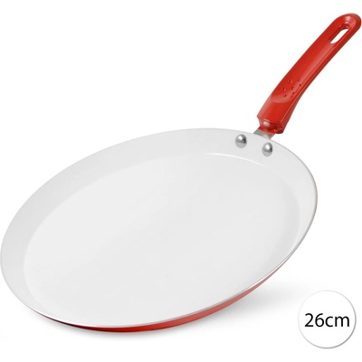 Perfect Home 13921 Keramická panvica na palacinky 26cm červená