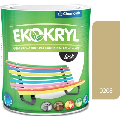 Ekokryl Lesk V2062 0208 béžová 0,6l