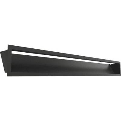 Kratki Mriežka LUFT 120 x 1000 mm čierna 45S SF - plytká