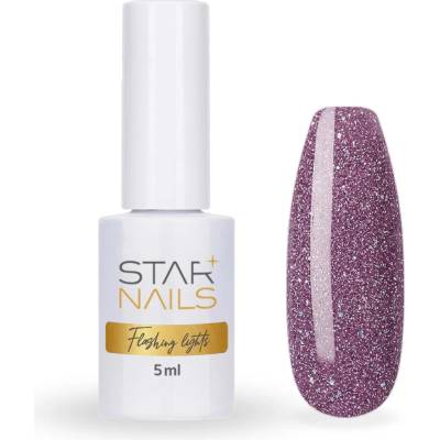 Polish Flashing Lights Uv Led gel Nocturne mauve fialový gél lak 012 5 ml