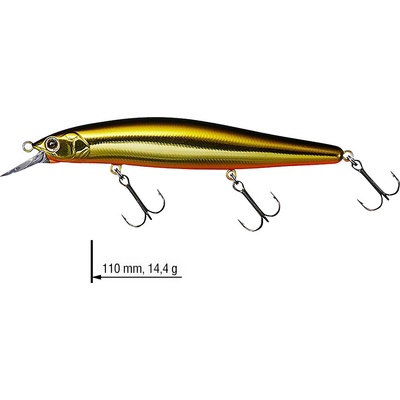 Daiwa Steez Minnow 110SP-SR 11 cm 14,4 g Champagne Black Gold