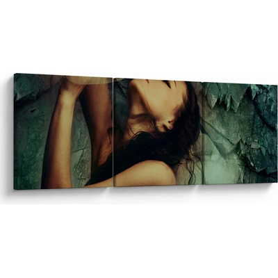 Obraz - Múza, trojdielne 90x30 cm