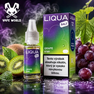 Liqua Salt Grape Kiwi 10 ml 10 mg