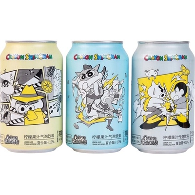 Crayon Shinchan Lemon Juice Sparkling Drink 330 ml