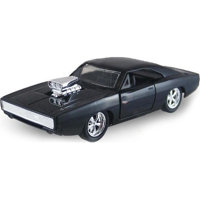 Jada Toys | Fast and Furious Diecast Model1970 Dodge Charger RT Matt Black 1:32