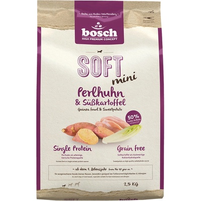 bosch Soft Mini Guinea Fowl & Sweet Potato 2,5 kg