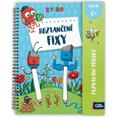 Albi Roztančené fixy Písmena a čísla