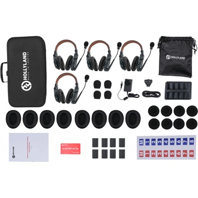 Hollyland Solidcom C1 Pro 4S-DH 4x Double-Ear Headset
