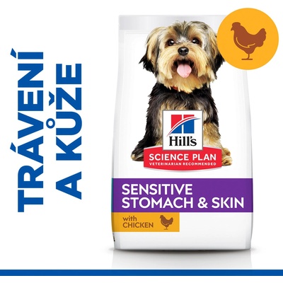 Hill’s Science Plan Adult Small & Mini Chicken Sensitive Stomach & Skin 1,5 kg
