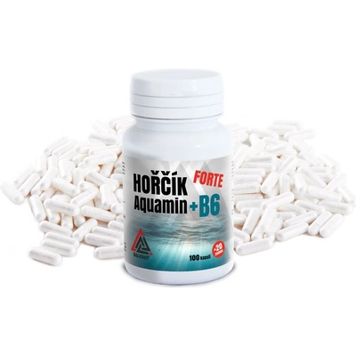 Hořčík Aquamin + B6 FORTE VALKNUT 120 kapslí