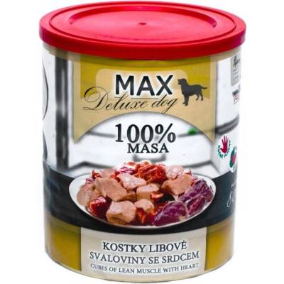 Sokol Falco Max Deluxe Dog Adult kostky libové svaloviny se srdcem 8 x 800 g