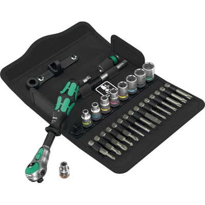 WERA 004016 Zyklop Speed 8100 SA 6, 28 d. upínací část 1/4"- metrická