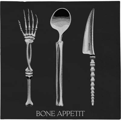 Oh Yeah! Papierové servítky Halloween Bone Appétit 33x33 cm
