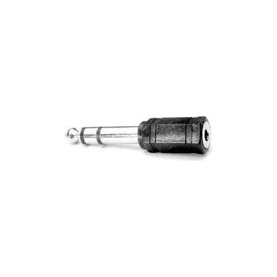 Audio Redukce, Jack, Jack (3,5mm) F-Jack (6,3mm) M, 0, stereo, černá – Hledejceny.cz