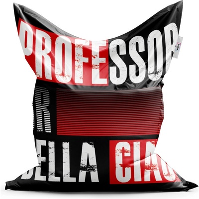 Sablio Sedací vak La Casa de Papel Professor or Bella Ciao motiv 3 150x100 cm