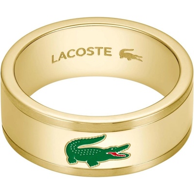 Lacoste Pozlátený prsteň pre mužov Arthor 2040496