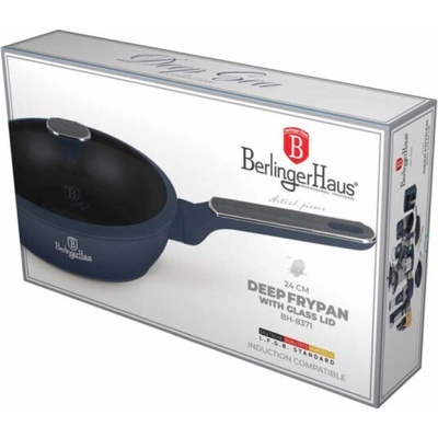 BERLINGERHAUS Pánev hluboká s poklicí 24 cm Deep Sea Collection BH-8371