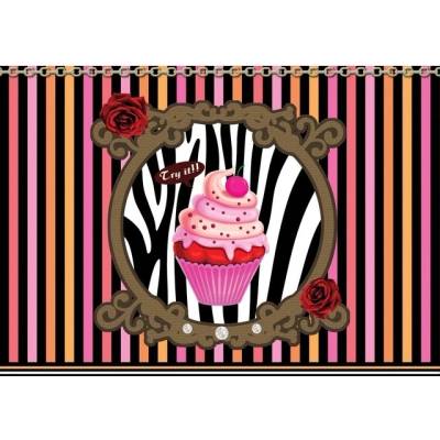 Preinterier FT4691 Fototapeta na stenu Cupcake - farebný vlies 104cm x 70cm