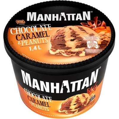 Manhattan Ice Dream čokoládovo karamelový s praženými arašídy 1400 ml